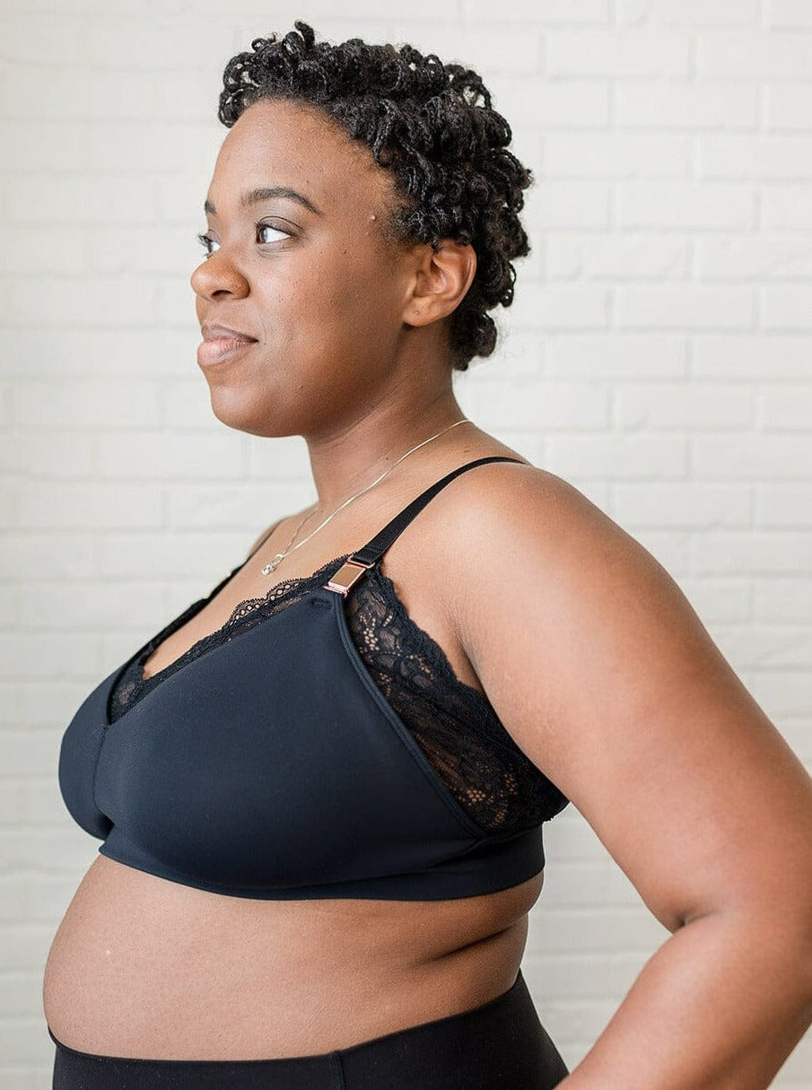Davin & Adley Ella Maternity, Nursing & Pumping Bralette (Convertible Straps)
