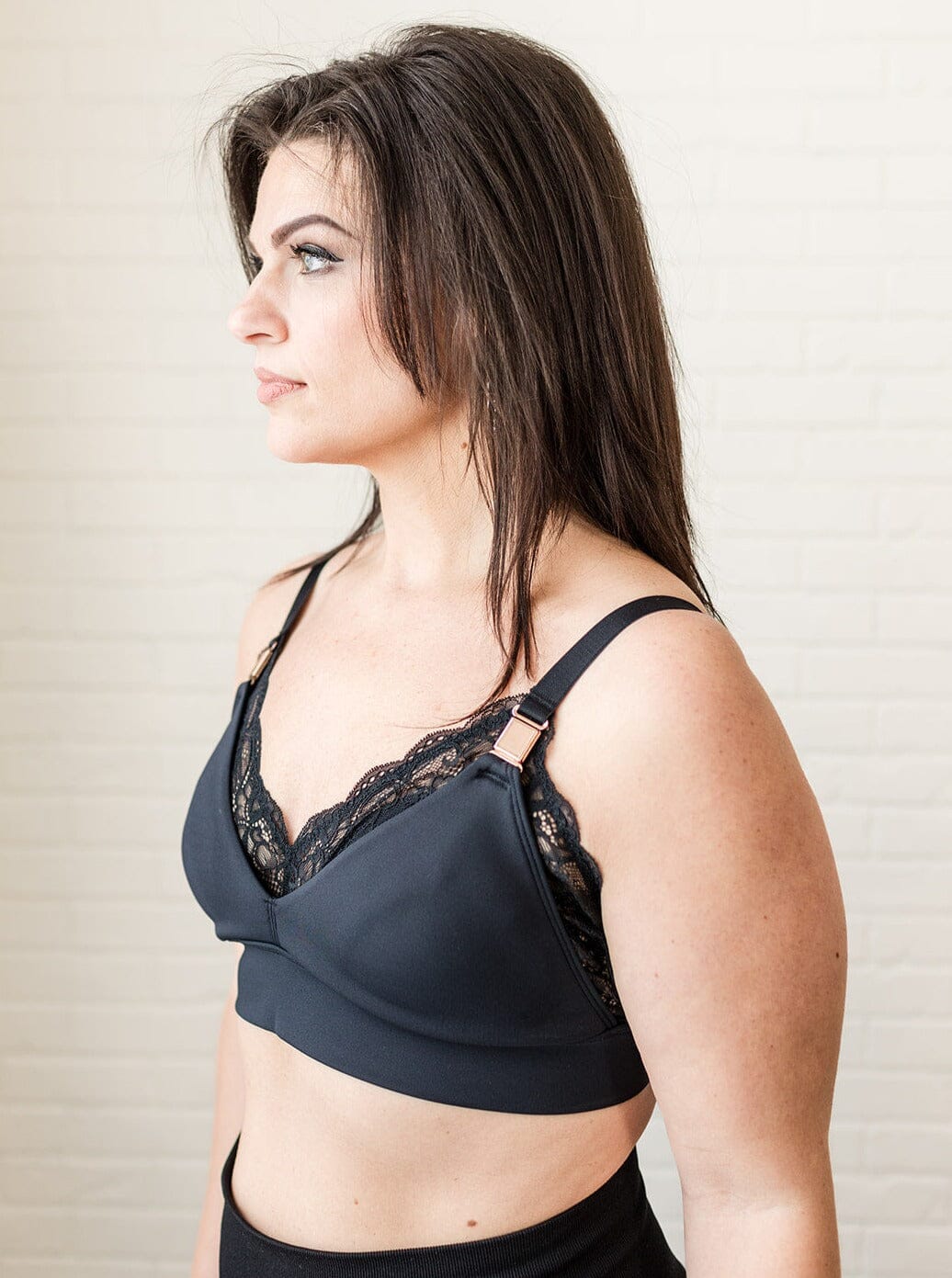 Davin & Adley Ella Maternity, Nursing & Pumping Bralette (Convertible Straps)