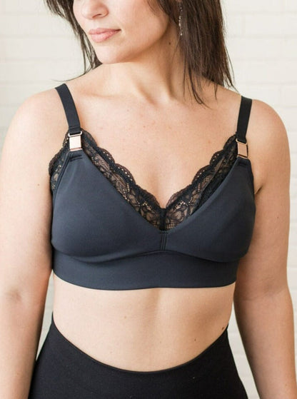 Davin & Adley Ella Maternity, Nursing & Pumping Bralette (Convertible Straps)