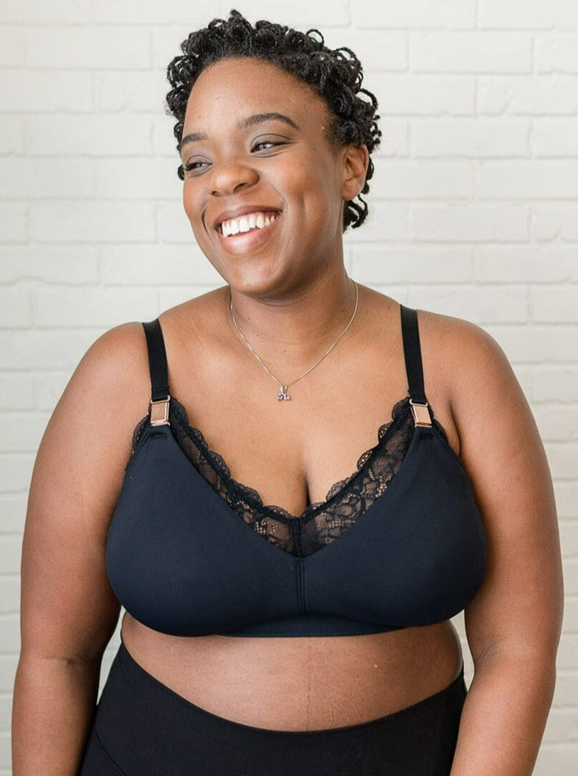 Davin & Adley Ella Maternity, Nursing & Pumping Bralette (Convertible Straps)