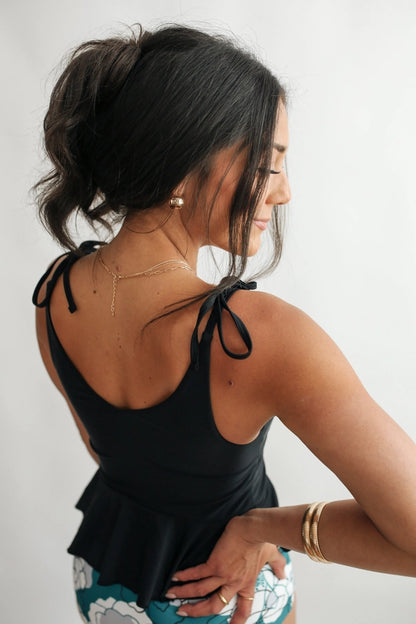 Tankini Tie Shoulder Breastfeeding Swimsuit Top