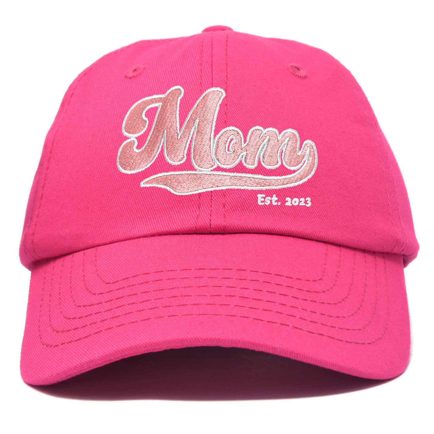 Varsity Mom Embroidered Cotton Hat