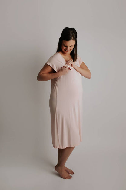 Maternity Mommy Labor and Delivery/ Nursing Gown