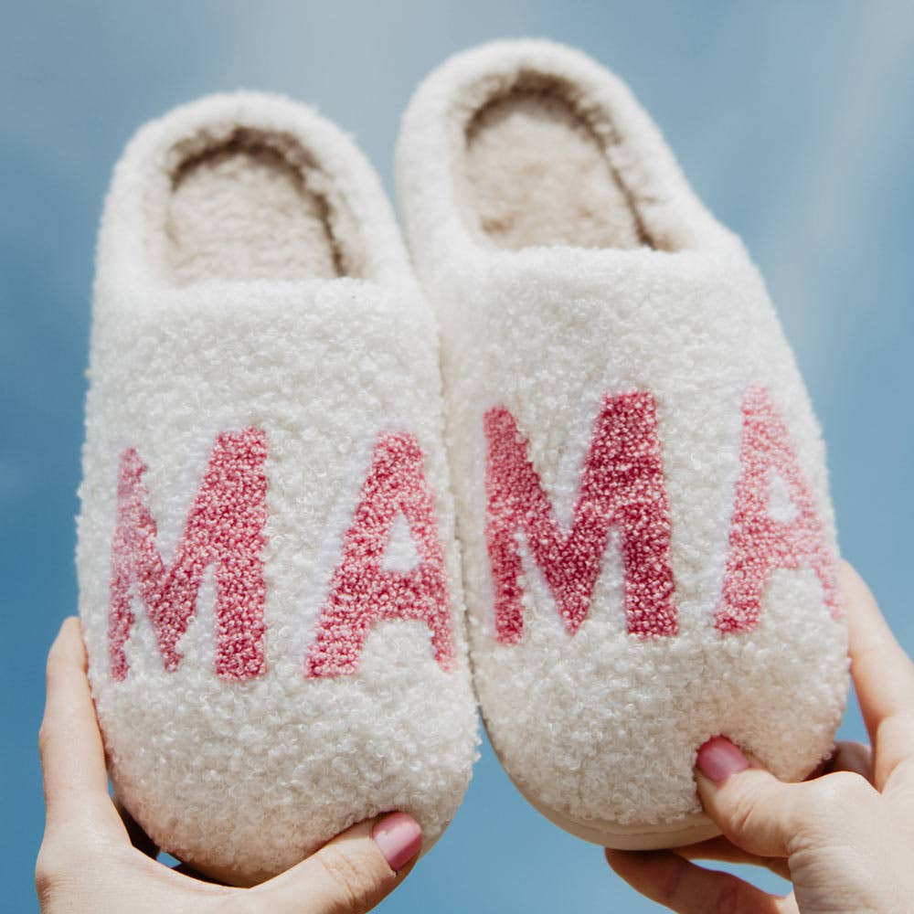 Pink MAMA Mother’s Day Slippers