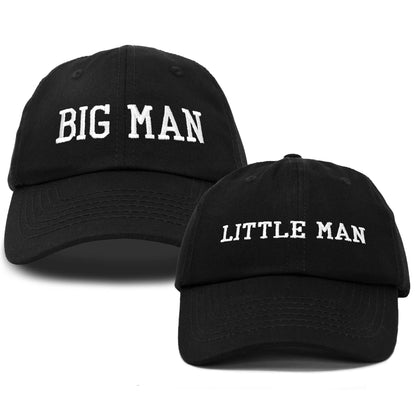 Big Man Little Man Father Son Matching Caps