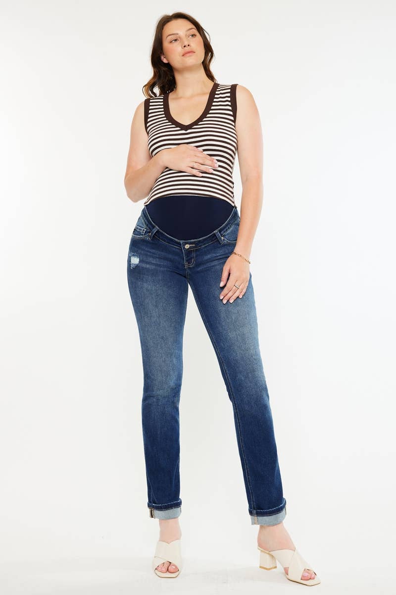 Teagan Maternity Straight Fit Jeans