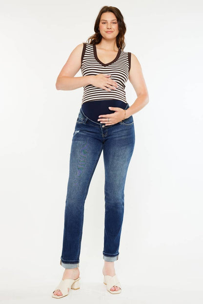Teagan Maternity Straight Fit Jeans