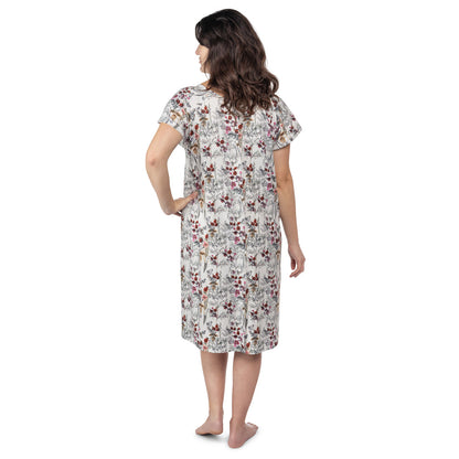 Three Little Tots Floral Mommy Labor and Delivery Nursing Hospital Gown