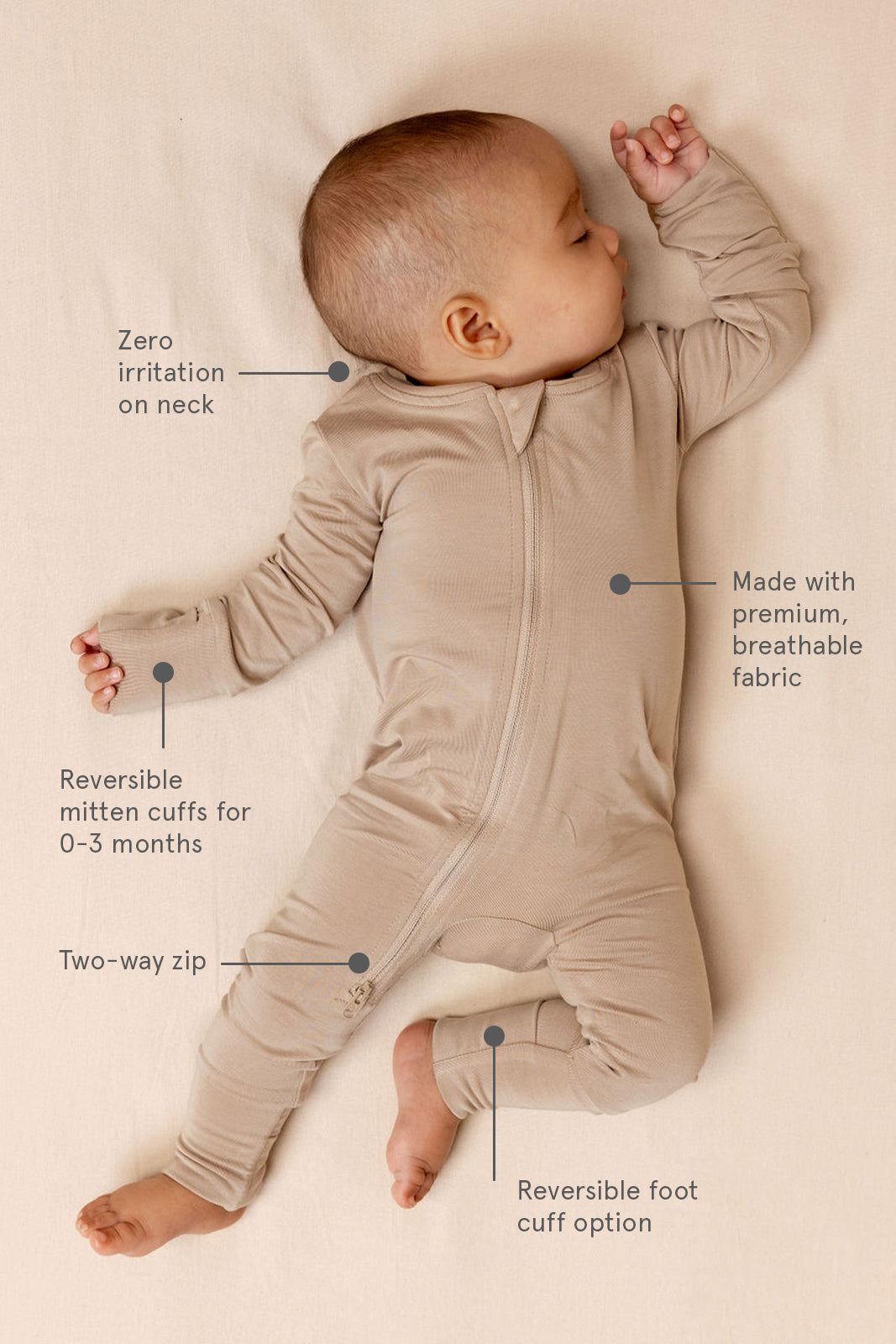 Wildbird Desert Lark CloudBlend™ Footless Pajamas