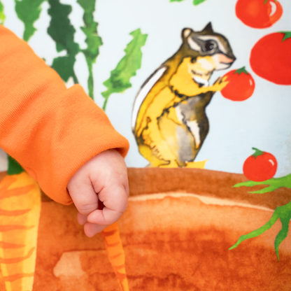 Moon Star Baby Garden Bed Burrow Bunny Crib Sheet