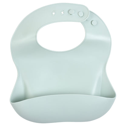 Three Little Tots Honeydew Silicone Bib
