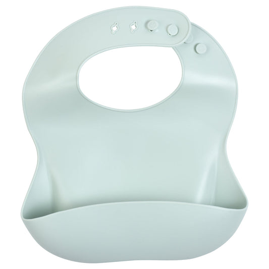 Three Little Tots Honeydew Silicone Bib