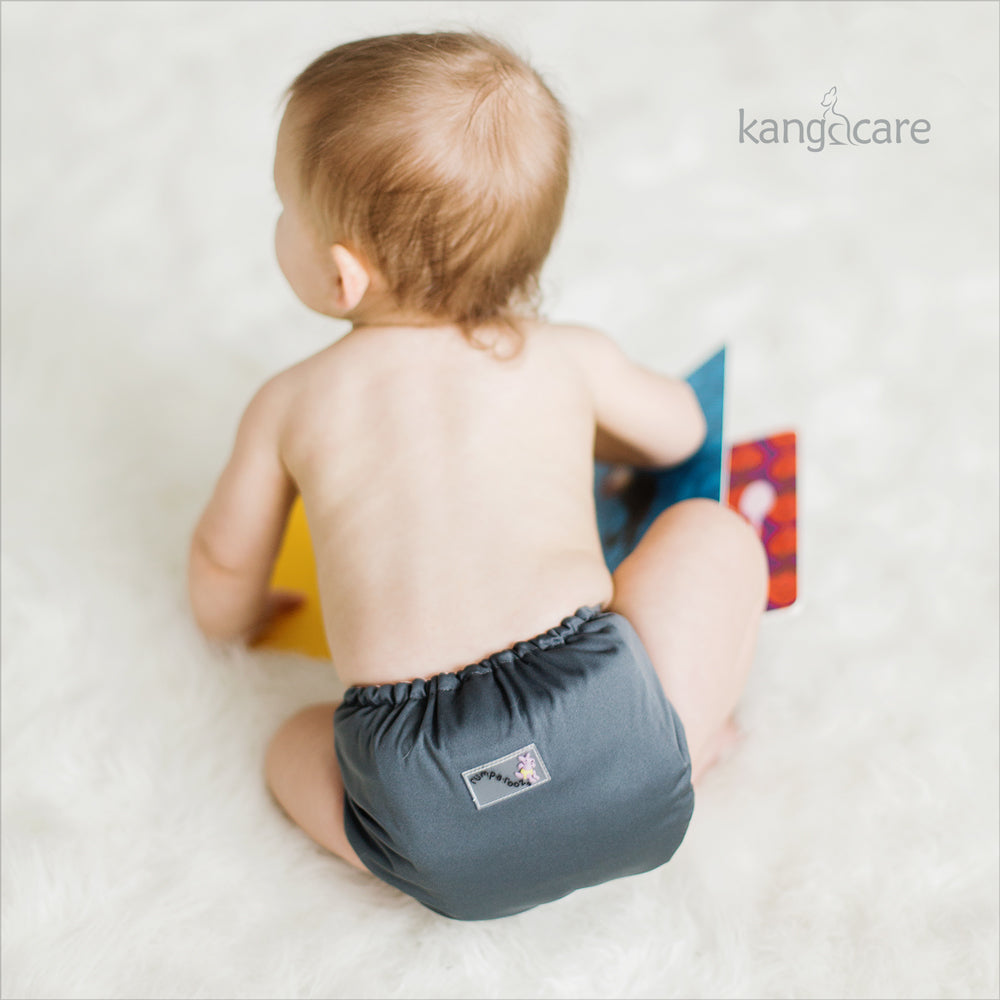 Kanga Care Rumparooz Stay Dry G3 One Size Pocket Cloth Diaper - Castle Gray