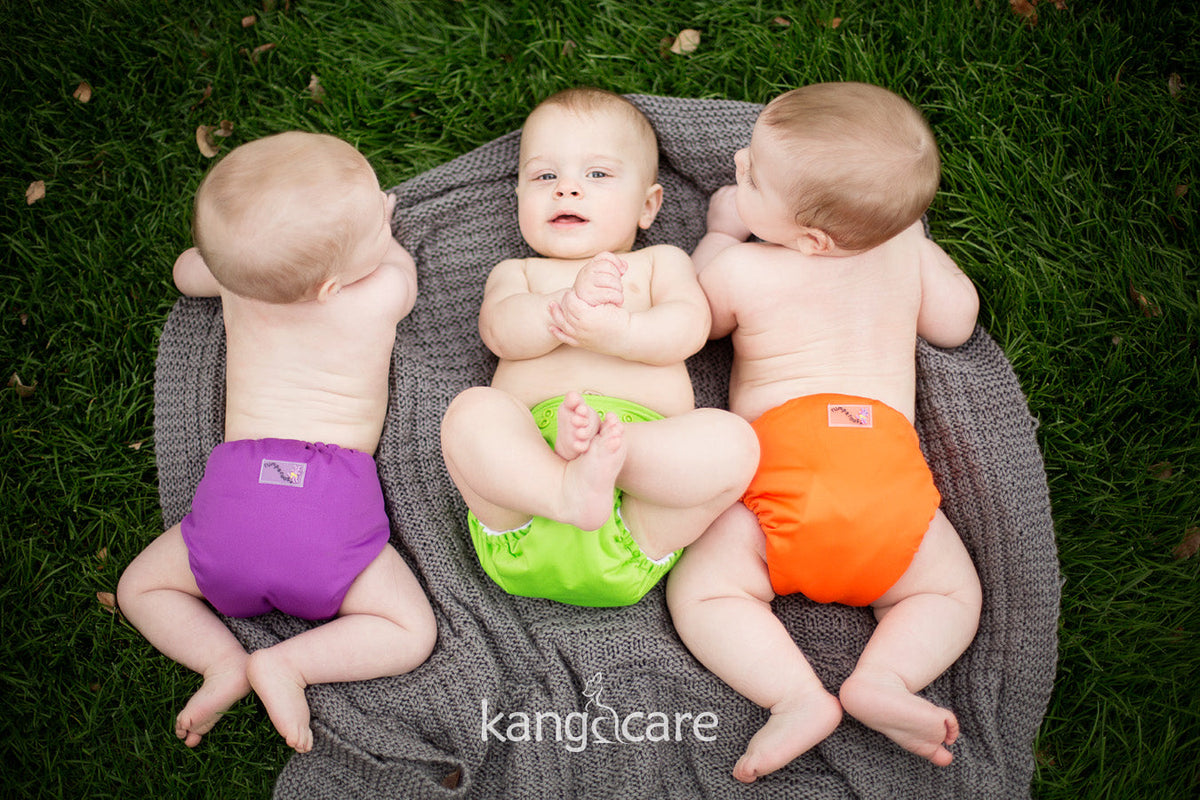 Kanga Care Rumparooz Stay Dry G3 One Size Pocket Cloth Diaper - Poppy Orange
