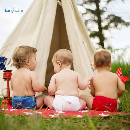 Kanga Care Rumparooz Stay Dry G3 One Size Pocket Cloth Diaper - Fluff White
