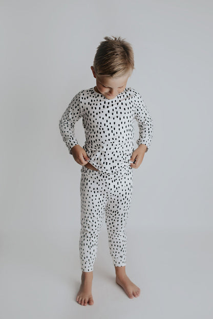 Three Little Tots Polka Dot Kids Pajamas