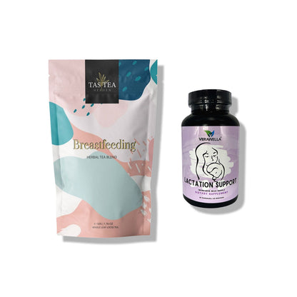 The Spoiled Mama Breastfeeding Bundle - Herbal Tea + Lactation Support Supplement