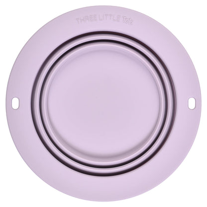 Three Little Tots Lilac Collapsible Bowl for Travel or Home