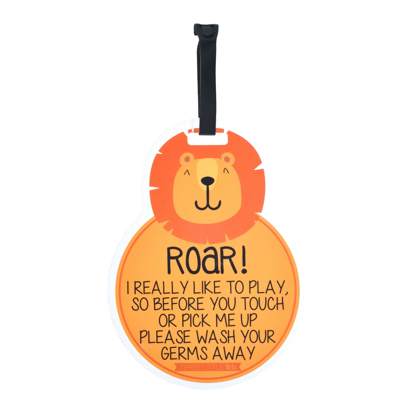 Three Little Tots Lion No Touching Tag