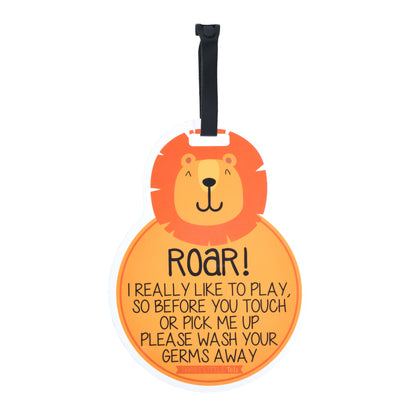Three Little Tots Lion No Touching Tag