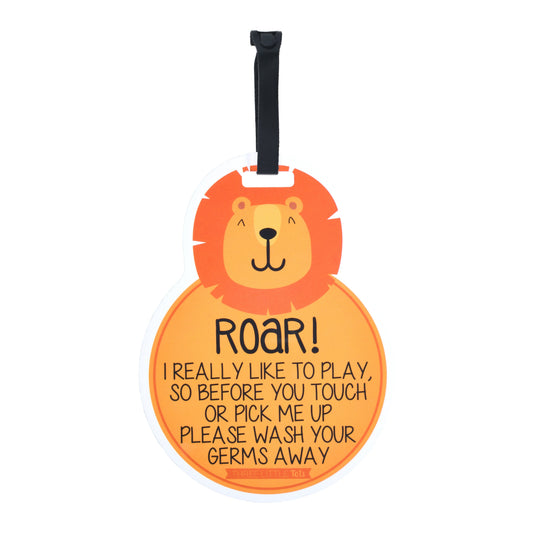 Three Little Tots Lion No Touching Tag