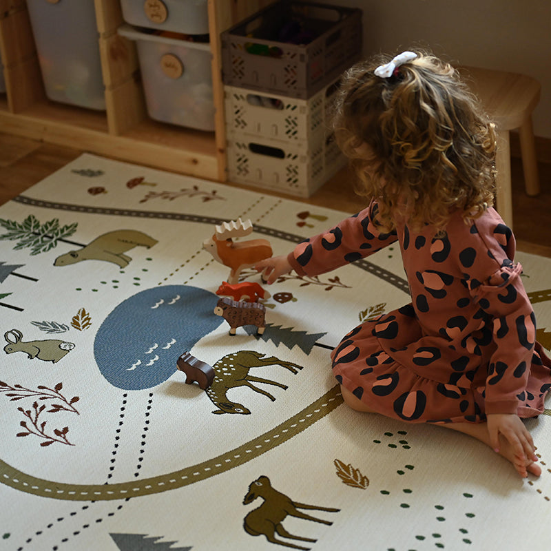 Nattiot Little Forest Indoor & Outdoor Children's Play Mat