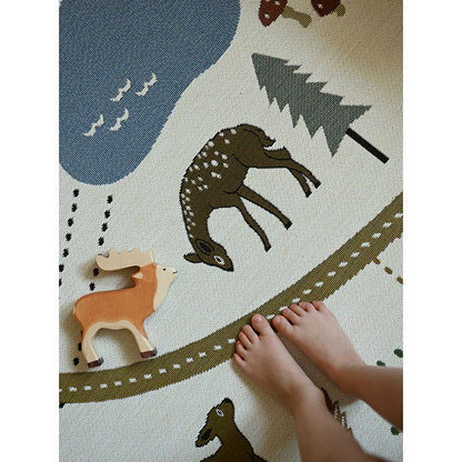Nattiot Little Forest Indoor & Outdoor Children's Play Mat