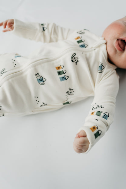 LURE Peek-a-Boo Baby Sleeper Meow Construction