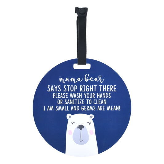 Three Little Tots Mama Bear Please Don't Touch My Baby Car Seat Sign Tag