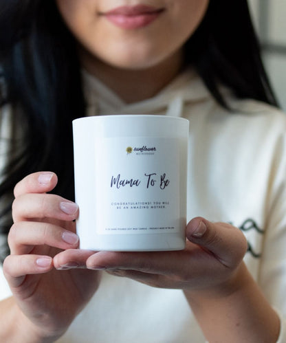 Sunflower Motherhood Mama To Be Pregnancy Candle