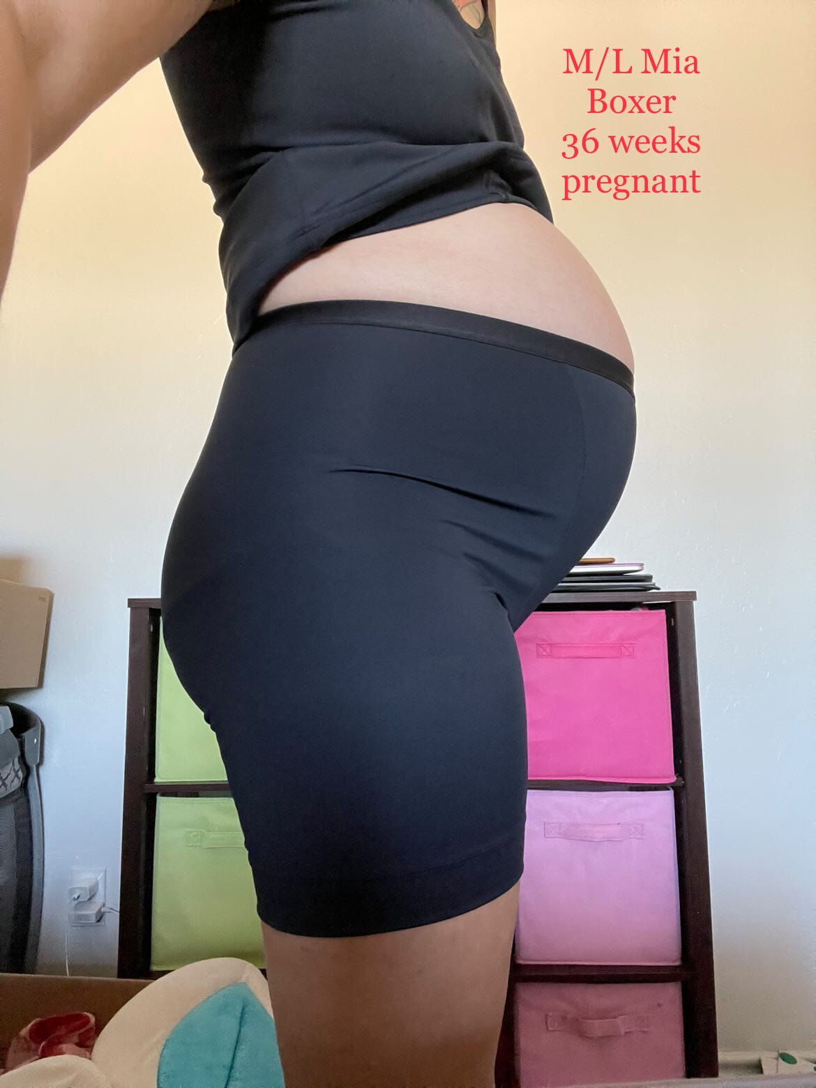 Davin & Adley Mia High-Waisted Postpartum Recovery Underwear Boxer Short (Non-Returnable)