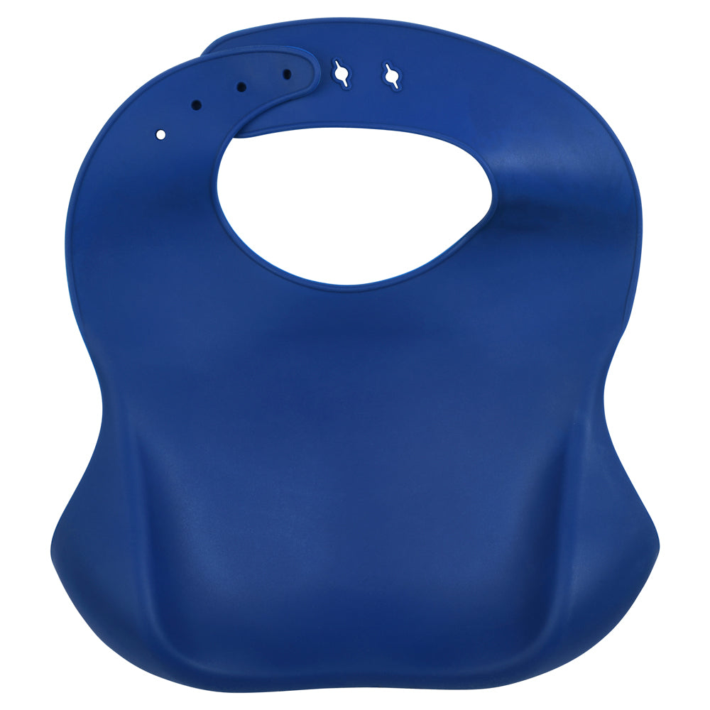 Three Little Tots Lion Silicone Bib with Crumb Catcher