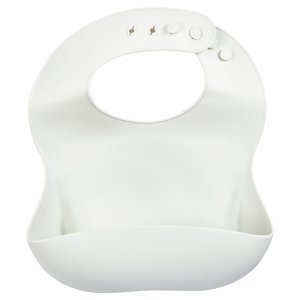 Three Little Tots Cloud Silicone Bib with Crumb Catcher