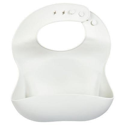 Three Little Tots Cloud Silicone Bib with Crumb Catcher