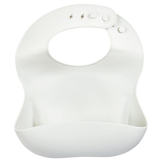 Three Little Tots Cloud Silicone Bib with Crumb Catcher