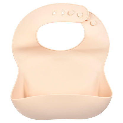 Three Little Tots Sugar Cookie Silicone Bib with Crumb Catcher