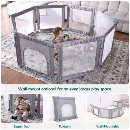 Babelio MorphGuard | Foldable & Shapeable Safety Fence Playpen