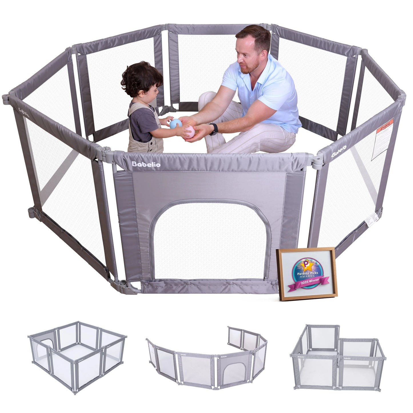 Babelio MorphGuard | Foldable & Shapeable Safety Fence Playpen