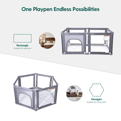 Babelio MorphGuard | Foldable & Shapeable Safety Fence Playpen