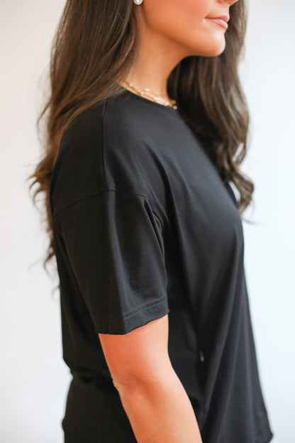 Movemama Relaxed Fit Zip Breastfeeding Tee