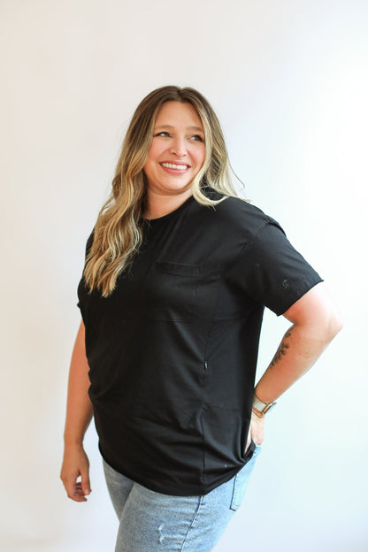 Movemama Relaxed Fit Zip Breastfeeding Tee