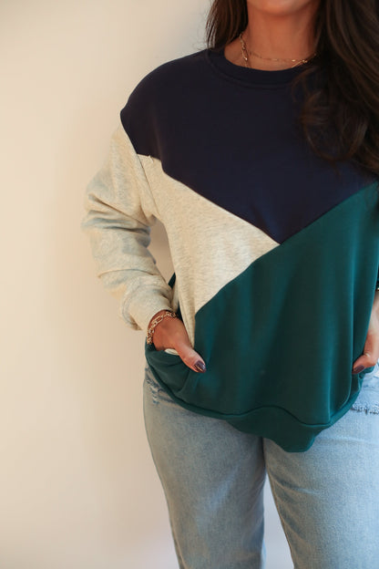 Movemama Velour Interior Diagonal Zip Breastfeeding Sweatshirt