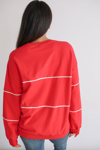 Movemama x NUULY Relaxed Fit Invisible Zipper Breastfeeding Sweatshirt with Piping