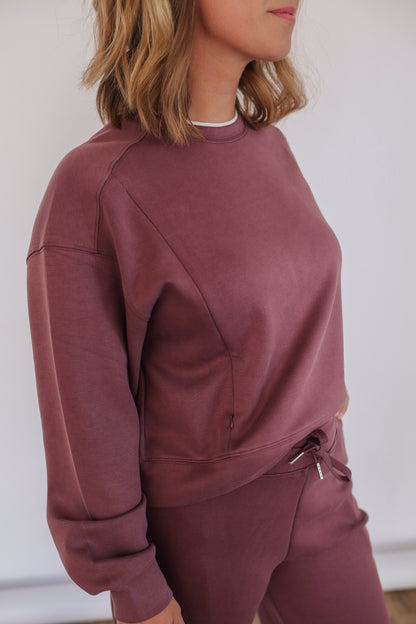Movemama Luxe Nursing Lounge Crewneck