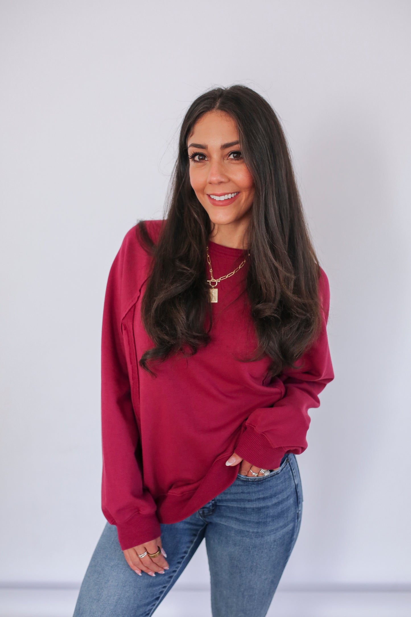 Movemama Big Hug Vertical Zip Breastfeeding Crewneck