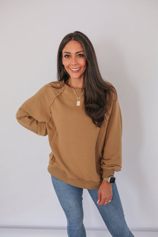 Movemama Big Hug Vertical Zip Breastfeeding Crewneck