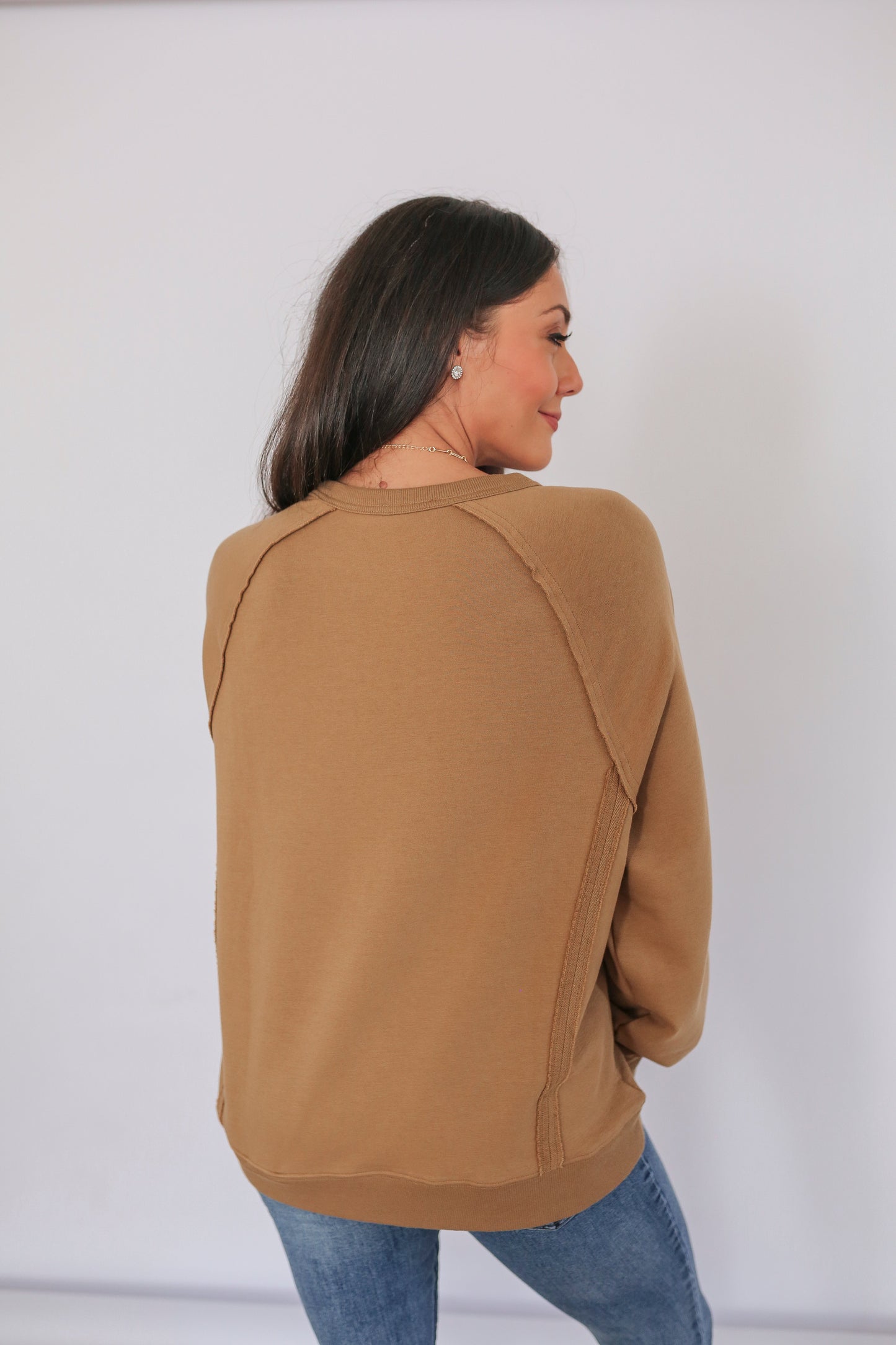 Movemama Big Hug Vertical Zip Breastfeeding Crewneck