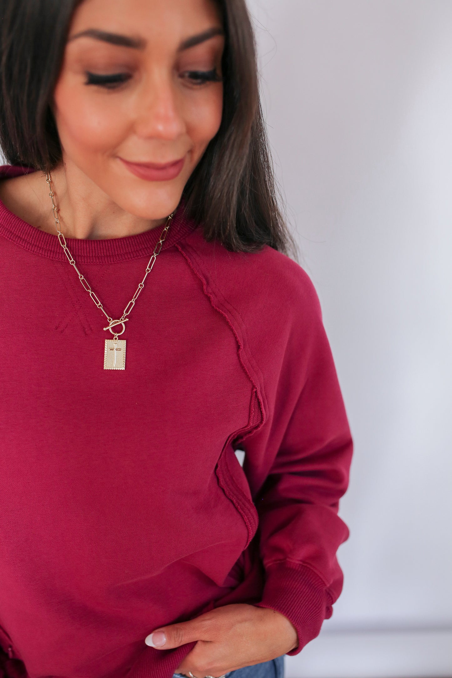 Movemama Big Hug Vertical Zip Breastfeeding Crewneck