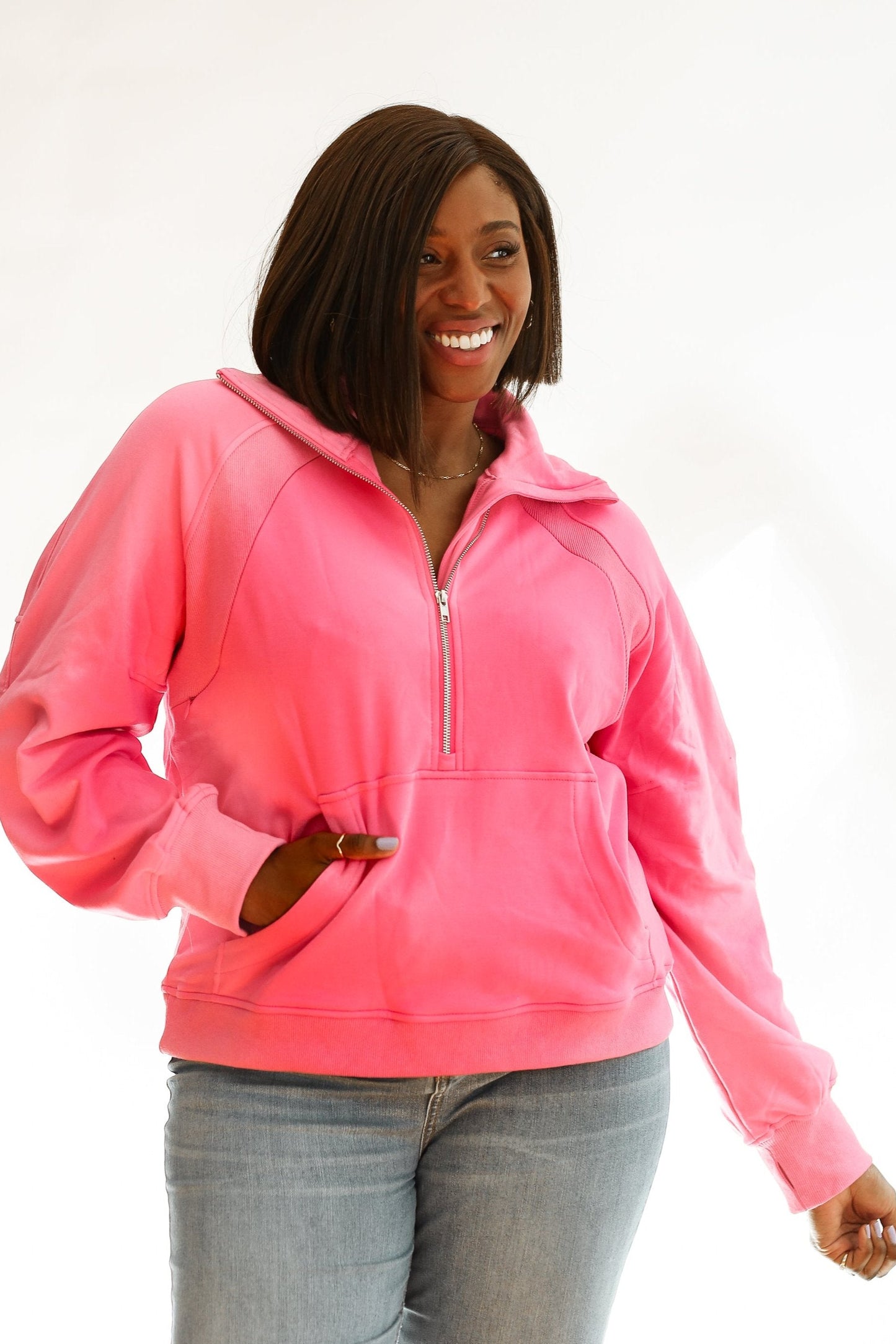 Movemama Oversized Three Zip Breastfeeding Sweatshirt