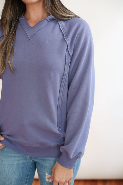 Movemama Big Hug Vertical Zip Breastfeeding Hoodie